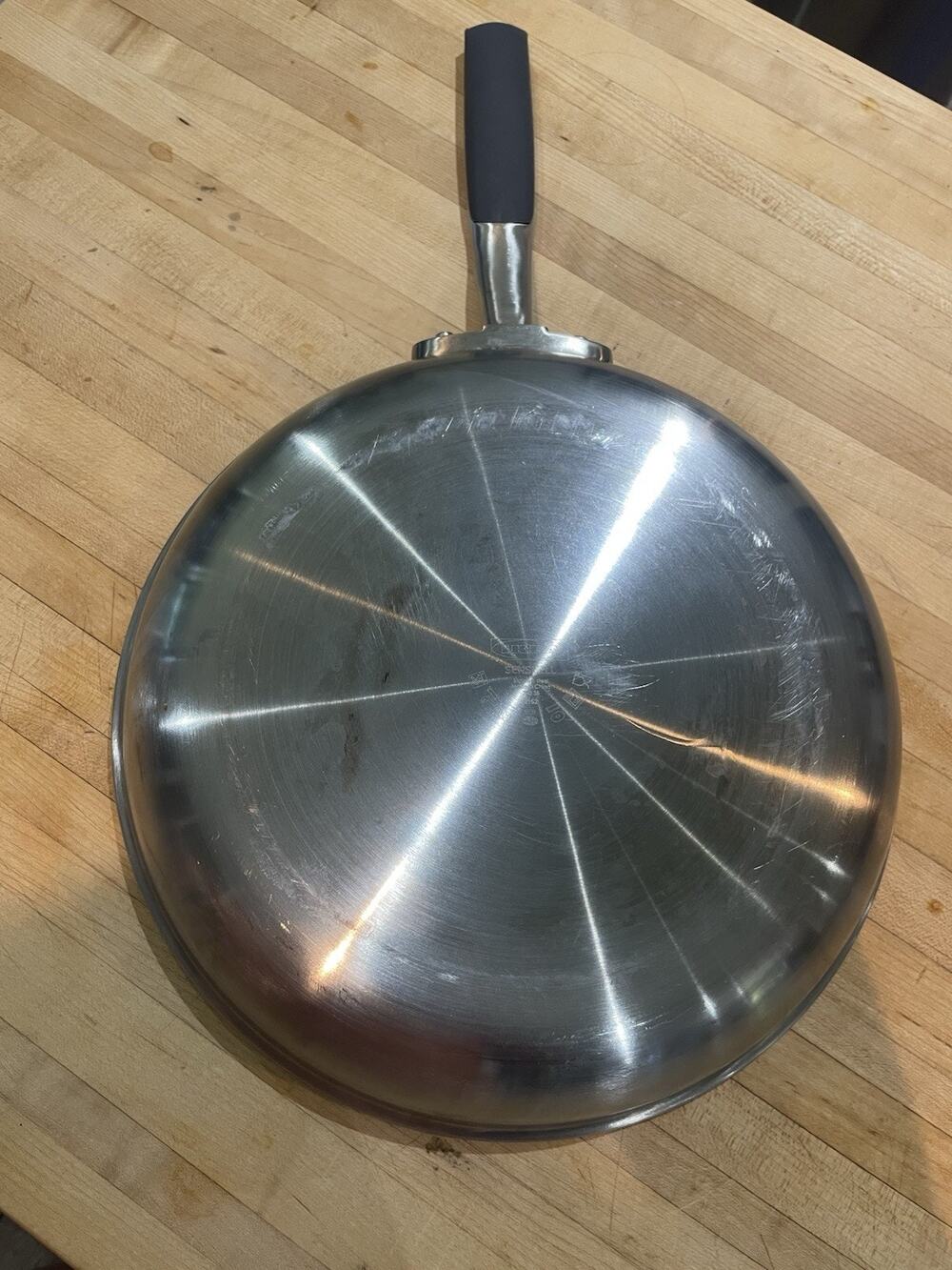 Ikea Sensuell 1810 Stainless Steel Skillet/Fry Pan 11" Stay Cool Rubber Handle